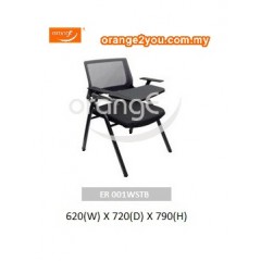 ER 001WSTB - Wire Mesh Student Training Foldable Flip Top Chair  | Folding Chair